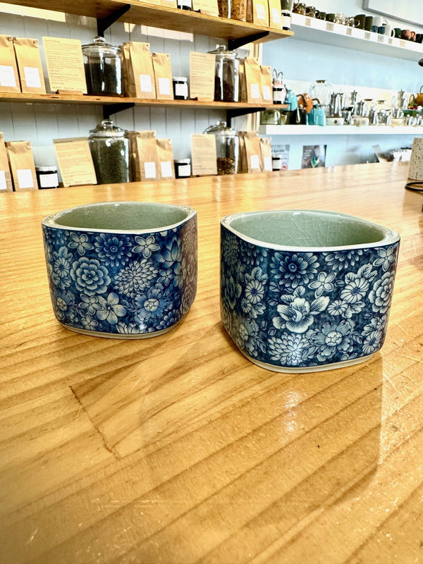 Chinese Square Ceremonial Flower Cup